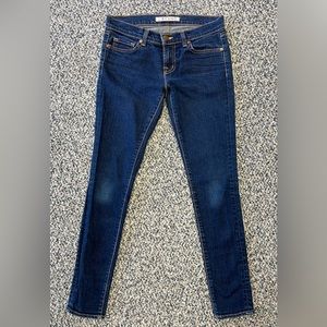 J Brand Womens Skinny Jeans Size 26 Mid Rise Dark Denim